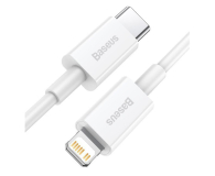 BASEUS USB-C - Lightning Superior 20W PD 2 m (Biały) CATLYS-C02 - 1266423 - zdjęcie 1